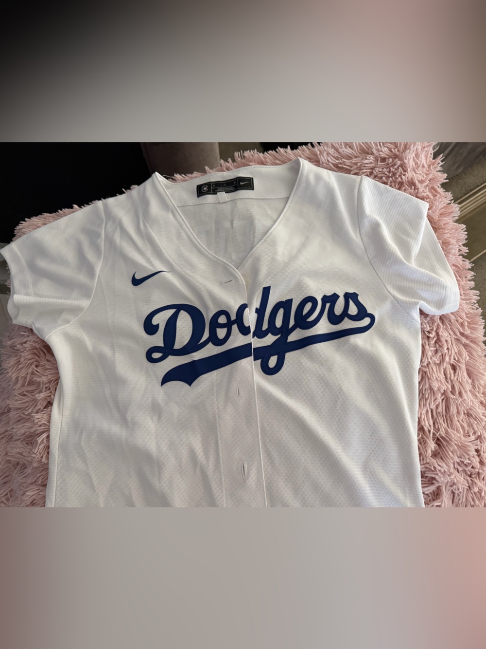 Women's Los Angeles Dodgers Mookie Betts Nike White Home Replica Jersey